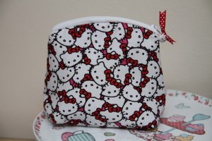 Hello Kitty make up toiletry bag-2257