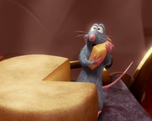 Ratatouille Mouse with cheese